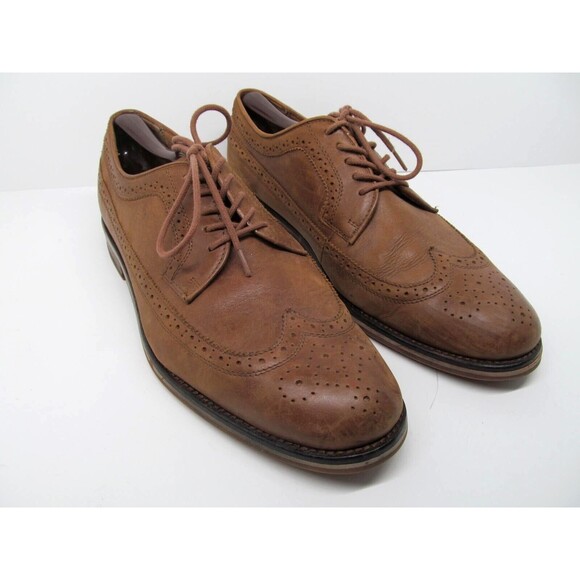 Polo Ralph Lauren Mosley Wing tip Oxfords Mens Size 11 - Picture 1 of 16